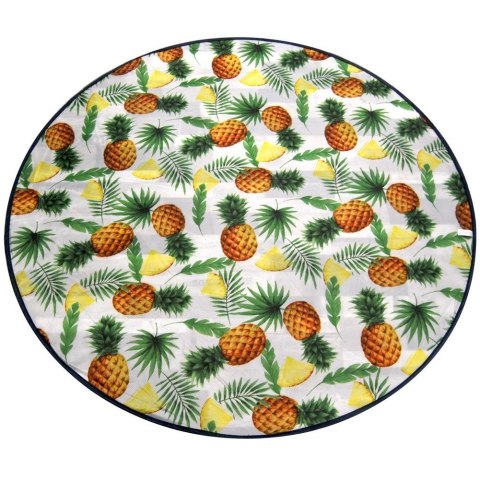 Mata plażowa piknikowa składana okrągła koc 138 cm Mata plażowa piknikowa składana okrągła koc 138 cm