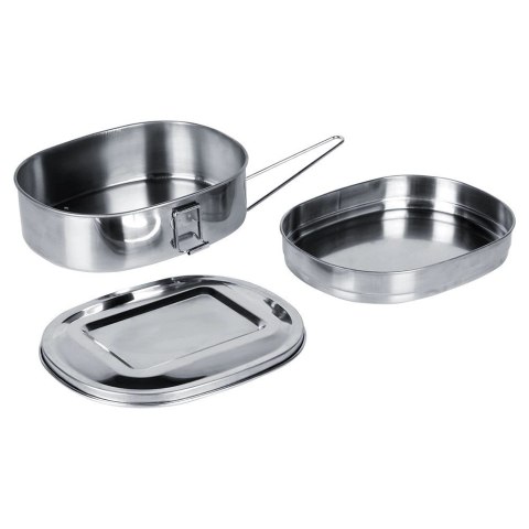 Menażka obiadowa stalowa 350 / 900 ml 2 el. Menażka obiadowa stalowa 350 / 900 ml 2 el.
