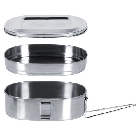 Menażka obiadowa stalowa 350 / 900 ml 2 el. Menażka obiadowa stalowa 350 / 900 ml 2 el.