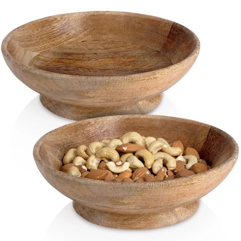Miska drewniana 16 cm, 400 ml 2 szt. Miska drewniana 16 cm, 400 ml 2 szt.