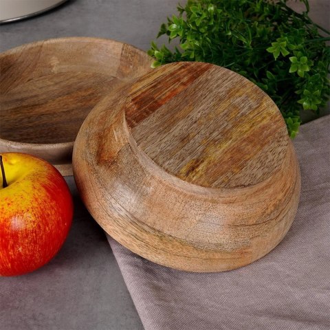 Miska drewniana 16 cm, 400 ml 2 szt. Miska drewniana 16 cm, 400 ml 2 szt.