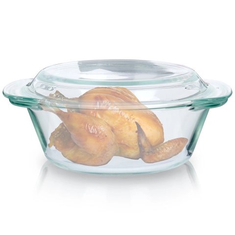Naczynie żaroodporne z pokrywką szklane 1,4 l+430 ml Naczynie żaroodporne z pokrywką szklane 1,4 l+430 ml