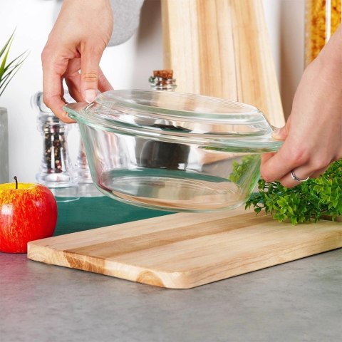 Naczynie żaroodporne z pokrywką szklane 1,4 l+430 ml Naczynie żaroodporne z pokrywką szklane 1,4 l+430 ml