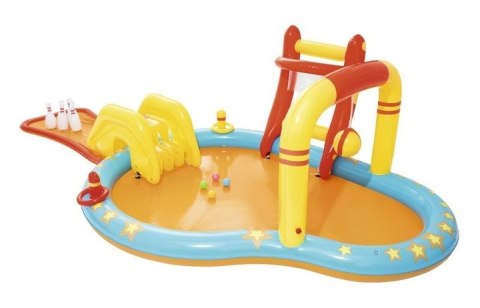 Nadmuchiwany Plac Zabaw 435 x 213 cm BESTWAY Z Basenem Nadmuchiwany Plac Zabaw 435 x 213 cm BESTWAY Z Basenem