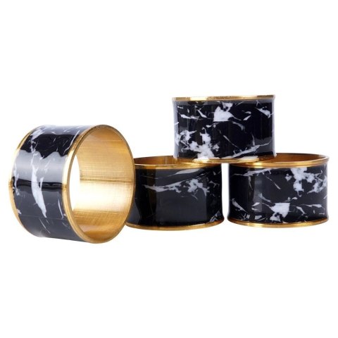 Obrączki na serwetki metalowe 4,5 cm 4 szt. Obrączki na serwetki metalowe 4,5 cm 4 szt.