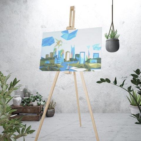 Obraz do malowania po numerach z farbkami płótno pędzel zestaw 10 el. 30x40 cm Obraz do malowania po numerach z farbkami płótno pędzel zestaw 10 el. 30x40 cm