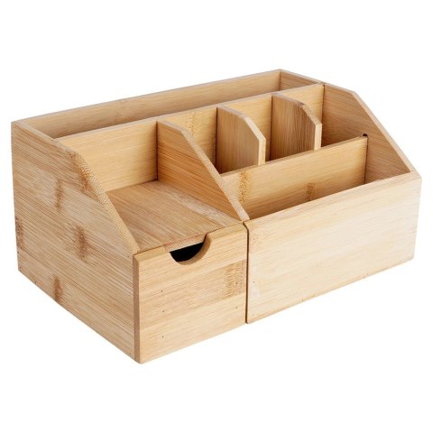 Organizer na kosmetyki do makijażu bambusowy 24x15x11 cm Organizer na kosmetyki do makijażu bambusowy 24x15x11 cm