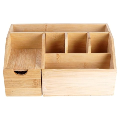 Organizer na kosmetyki do makijażu bambusowy 24x15x11 cm Organizer na kosmetyki do makijażu bambusowy 24x15x11 cm