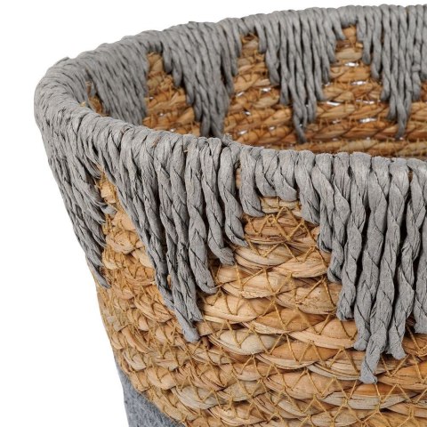 Osłonka na doniczkę wiklinowa szara 24,5x20 cm Osłonka na doniczkę wiklinowa szara 24,5x20 cm