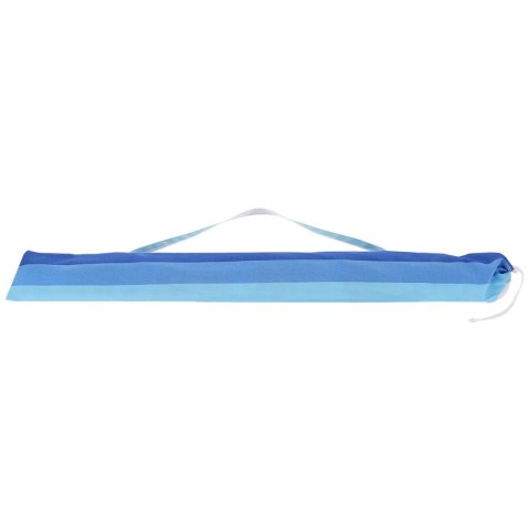 Parasol Plażowy Balkonowy w Paski Regulowany Łamany Solidny ENERO 180 cm Parasol Plażowy Balkonowy w Paski Regulowany Łamany Solidny ENERO 180 cm