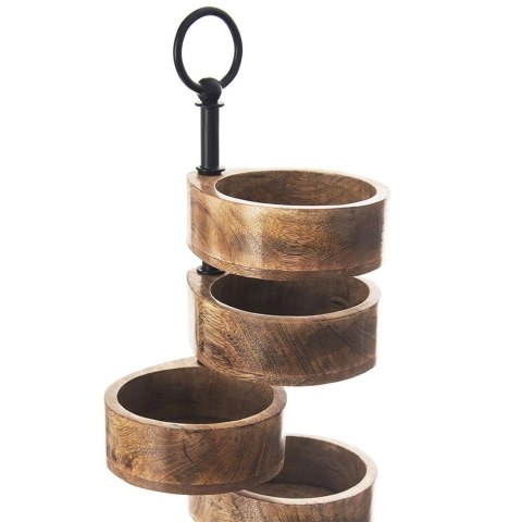 Patera drewniana 5-poziomowa MANGO 44,5 cm Patera drewniana 5-poziomowa MANGO 44,5 cm