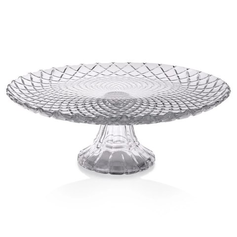 Patera szklana na nóżce 26,5 cm Patera szklana na nóżce 26,5 cm