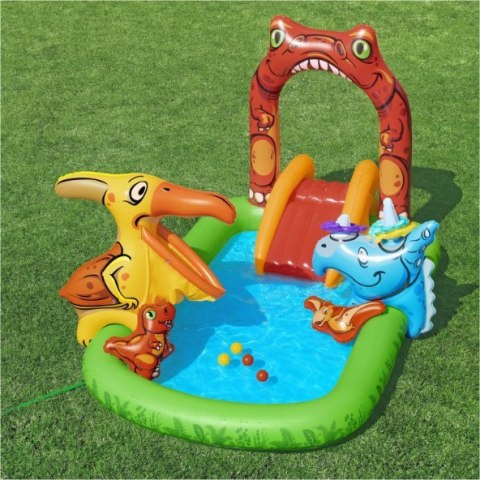 Plac Zabaw Basen dla Dzieci Świat Dinozaurów BESTWAY 241 x 140 x 137 cm Plac Zabaw Basen dla Dzieci Świat Dinozaurów BESTWAY 241 x 140 x 137 cm