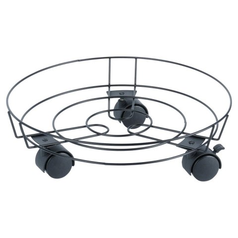 Podstawka pod doniczkę na kółkach metalowa 31,5 cm Podstawka pod doniczkę na kółkach metalowa 31,5 cm