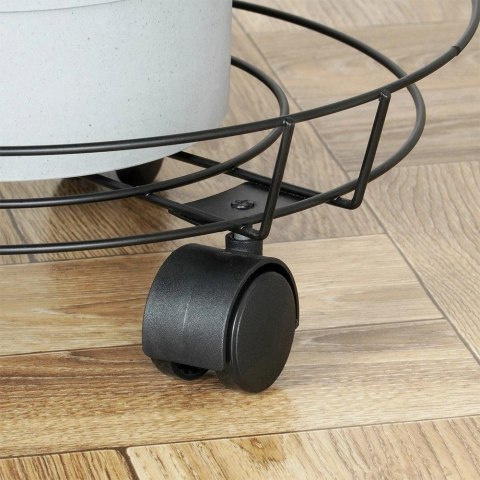 Podstawka pod doniczkę na kółkach metalowa 31,5 cm Podstawka pod doniczkę na kółkach metalowa 31,5 cm