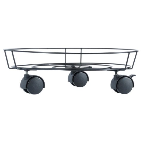 Podstawka pod doniczkę na kółkach metalowa 31,5 cm Podstawka pod doniczkę na kółkach metalowa 31,5 cm