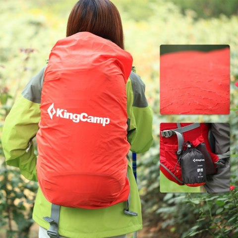 Pokrowiec Przeciwdeszczowy na Plecak KING CAMP M 35-55 L Pokrowiec Przeciwdeszczowy na Plecak KING CAMP M 35-55 L