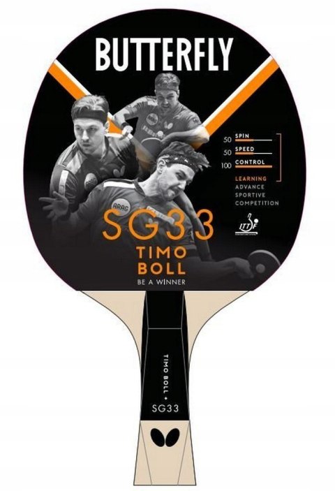 Rakietka do Tenisa Stołowego BUTTERFLY Timo Boll SG33 Rakietka do Tenisa Stołowego BUTTERFLY Timo Boll SG33