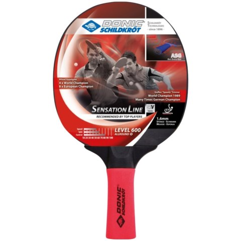 Rakietka do Tenisa Stołowego Ping Ponga DONIC Sensation 600 Rakietka do Tenisa Stołowego Ping Ponga DONIC Sensation 600