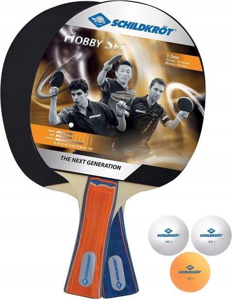 Rakietki do Tenisa Stołowego DONIC SCHILDKROT Hobby - zestaw 4w1 Rakietki do Tenisa Stołowego DONIC SCHILDKROT Hobby - zestaw 4w1