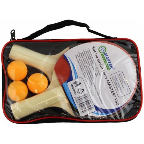Rakietki do Tenisa Stołowego MASTER T30 - zestaw 4w1 Rakietki do Tenisa Stołowego MASTER T30 - zestaw 4w1