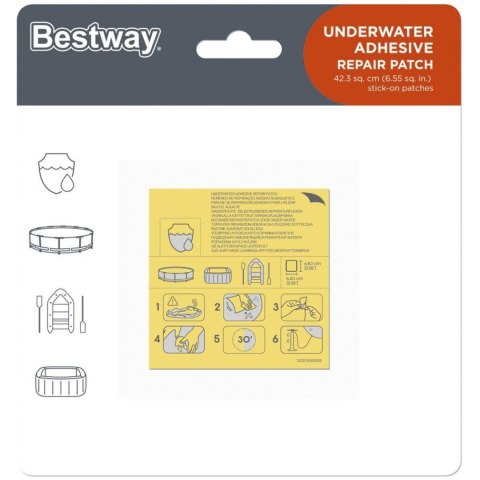 Samoprzylepne Łatki do Pontonów i Basenów BESTWAY Samoprzylepne Łatki do Pontonów i Basenów BESTWAY