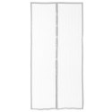Siatka moskitiera magnetyczna z magnesem na drzwi owady komary biała 212x100 cm