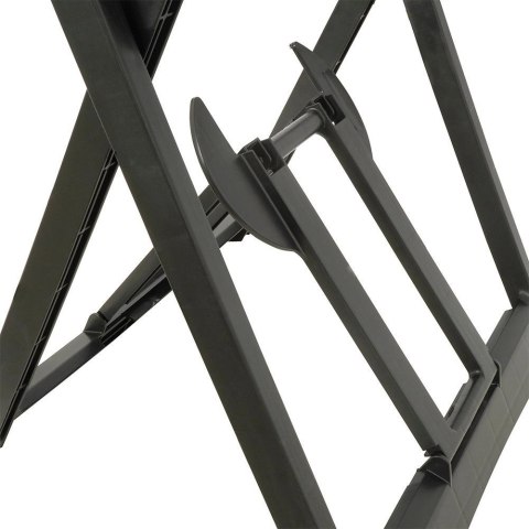 Suszarka na pranie czarna rozkładana XXL 208 cm Suszarka na pranie czarna rozkładana XXL 208 cm