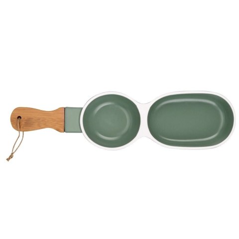 Talerz na przekąski porcelanowy TERRESTRIAL 39x10 cm Talerz na przekąski porcelanowy TERRESTRIAL 39x10 cm