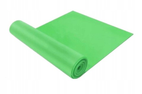 Taśma Gimnastyczna Guma Zielona 1,5m/15cm Taśma Gimnastyczna Guma Zielona 1,5m/15cm