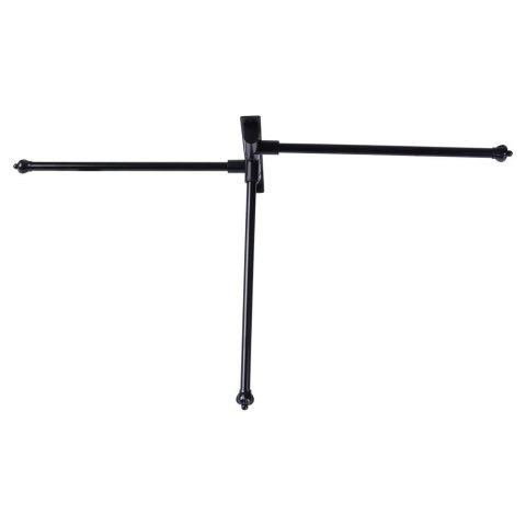 Wieszak na ręczniki aluminiowy czarny obrotowy 30 cm Wieszak na ręczniki aluminiowy czarny obrotowy 30 cm