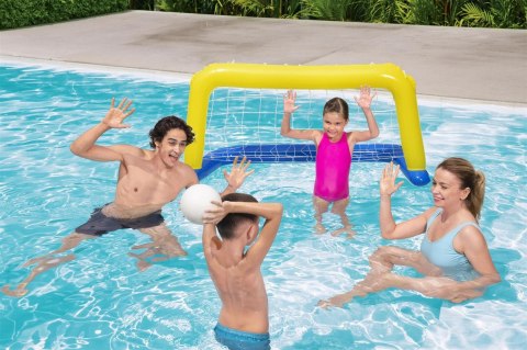 Zestaw Bramka do Piłki Wodnej Waterball z Piłką Siatką Dmuchana Pompowana Zestaw Bramka do Piłki Wodnej Waterball z Piłką Siatką Dmuchana Pompowana