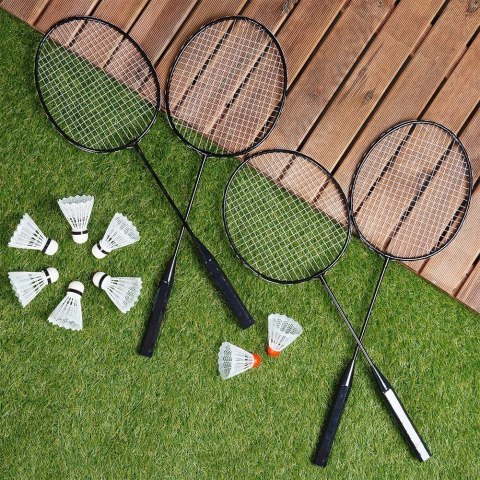 Zestaw do Badmintona Rakietki Rekreacyjny VILDE 8 lotek 61 cm 12 el. Zestaw do Badmintona Rakietki Rekreacyjny VILDE 8 lotek 61 cm 12 el.