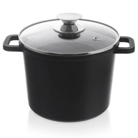 Garnek granitowy ze szklaną pokrywką wysoki GRANDE 4,2 l Garnek granitowy ze szklaną pokrywką wysoki GRANDE 4,2 l