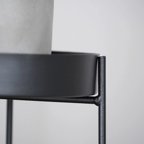 Kwietnik metalowy czarny 2-poziomowy 46 / 58 cm 2 szt. Kwietnik metalowy czarny 2-poziomowy 46 / 58 cm 2 szt.