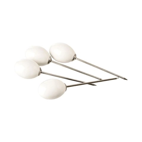 Miseczki na przekąski porcelanowe białe WHITELINE 28,5 cm 10 el. Miseczki na przekąski porcelanowe białe WHITELINE 28,5 cm 10 el.