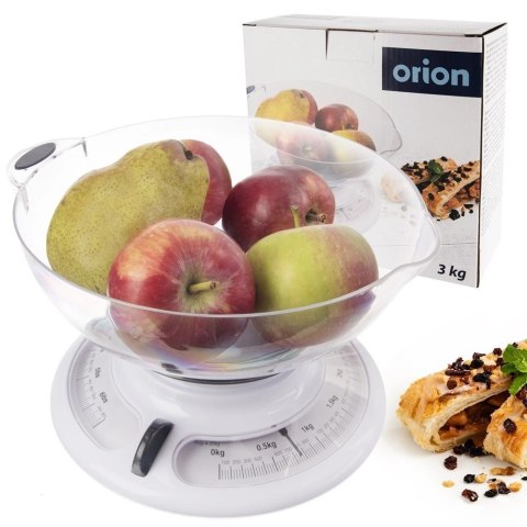 Waga kuchenna mechaniczna z misą 3 kg Waga kuchenna mechaniczna z misą 3 kg