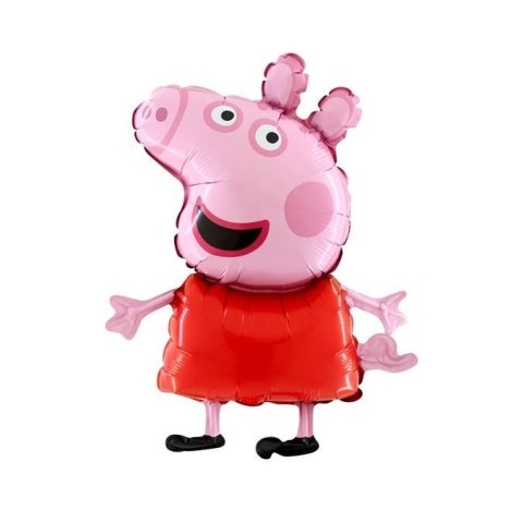 Balon Foliowy - Świnka Peppa 36 cm Grabo na patyk Grabo Balon Foliowy - Świnka Peppa 36 cm Grabo na patyk Grabo