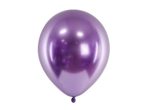 Balony lateksowe Glossy, Chrome, Fioletowe, 30cm, 50 szt. Partydeco Balony lateksowe Glossy, Chrome, Fioletowe, 30cm, 50 szt. Partydeco