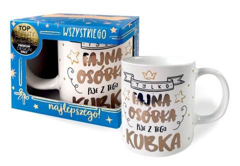 Kubek Premium Fajna osóbka 300ml | Q 911 Kubek Premium Fajna osóbka 300ml | Q 911