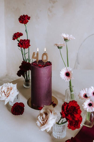 Świeczka urodzinowa Cyferka 1, złota, 5,5cm Partydeco Świeczka urodzinowa Cyferka 1, złota, 5,5cm Partydeco