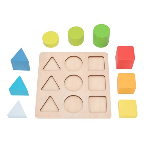 TOOKY TOY Edukacyjna Układanka Figury Geometryczne TOOKY TOY Edukacyjna Układanka Figury Geometryczne