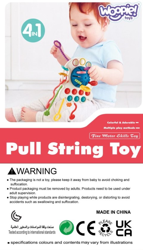 WOOPIE BABY Zabawka Sensoryczna Montessori Gryzak Wielofunkcyjny 0+ WOOPIE BABY Zabawka Sensoryczna Montessori Gryzak Wielofunkcyjny 0+
