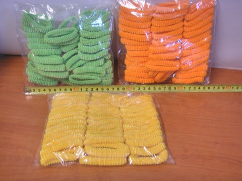 Gumki do włosów 40szt kolor 8187 Gumki do włosów 40szt kolor 8187