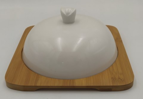 Naczynie z podstawką bambusową 17x8cm | XY-592 Naczynie z podstawką bambusową 17x8cm | XY-592