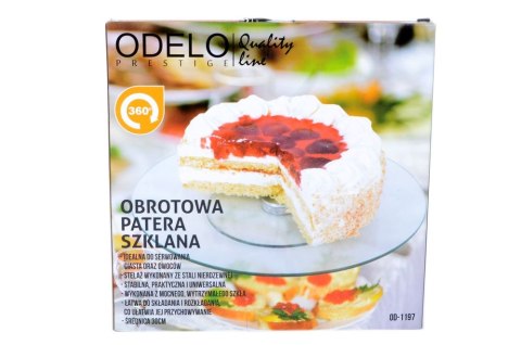 Patera obrotowa szklana 30cm | OD1197 Patera obrotowa szklana 30cm | OD1197