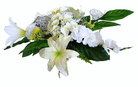 STROIK NA CMENTARZ XL KWIATY NA GRÓB Z OBCIĄŻENIEM +/- 45 cm x 37 cm STROIK NA CMENTARZ XL KWIATY NA GRÓB Z OBCIĄŻENIEM +/- 45 cm x 37 cm