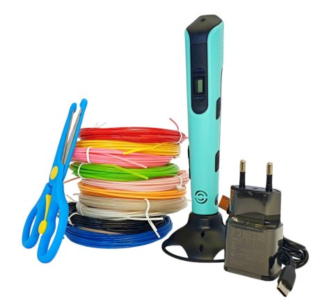 DŁUGOPIS 3D PEN DLA DZIECI Z USB-C + NOŻYCZKI + 10 KOLORÓW GRATIS DŁUGOPIS 3D PEN DLA DZIECI Z USB-C + NOŻYCZKI + 10 KOLORÓW GRATIS