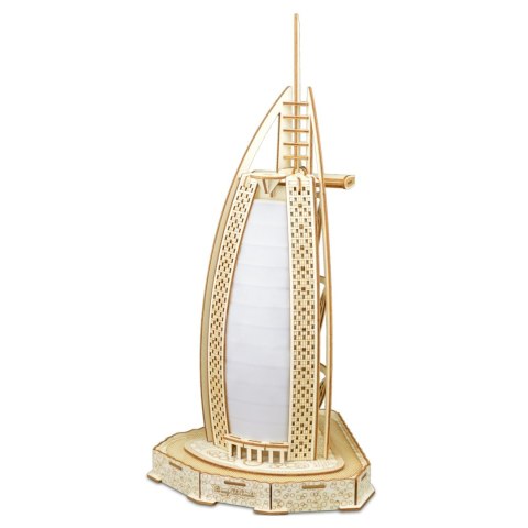 DREWNIANE PUZZLE 3D BURJ AL ARAB 42cm BURDŻ AL ARAB DIY 8+ DREWNIANE PUZZLE 3D BURJ AL ARAB 42cm BURDŻ AL ARAB DIY 8+