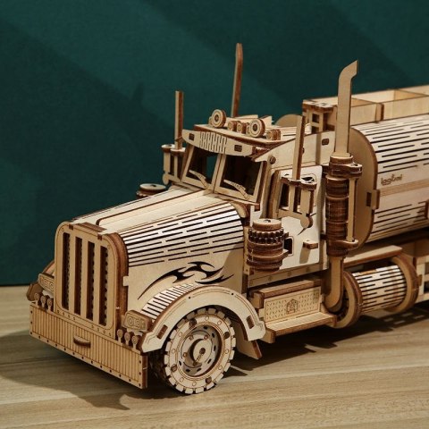 DREWNIANE PUZZLE 3D CIĘŻARÓWKA CYSTERNA DIY 14+ FUEL TANK CAR DREWNIANE PUZZLE 3D CIĘŻARÓWKA CYSTERNA DIY 14+ FUEL TANK CAR